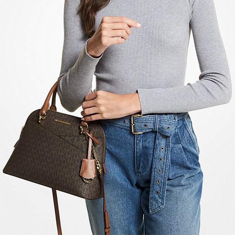 Michael Kors Jet Set Medium Brown — фото 3