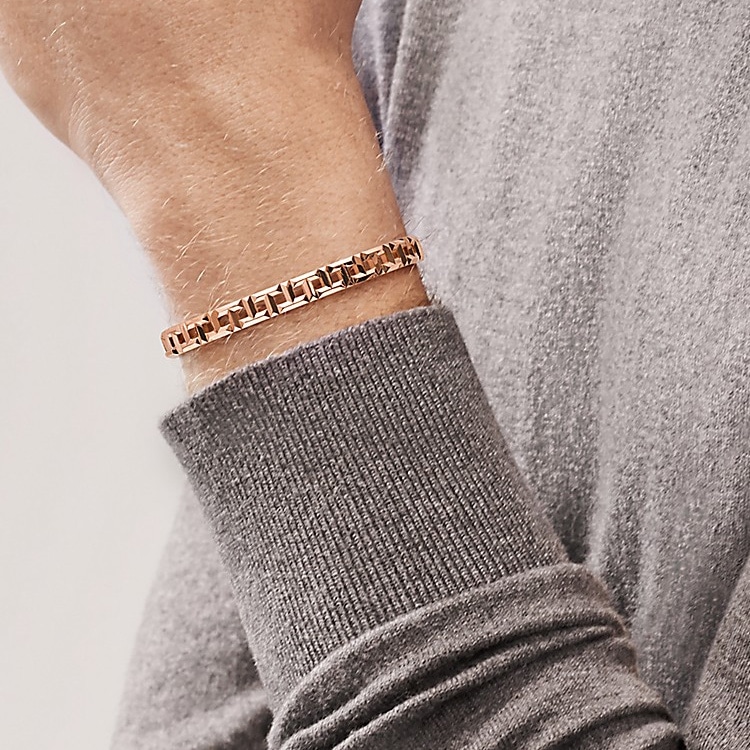 Tiffany & Co. Tiffany T True Narrow Hinge Bracelet 18K Rose Gold — фото 6