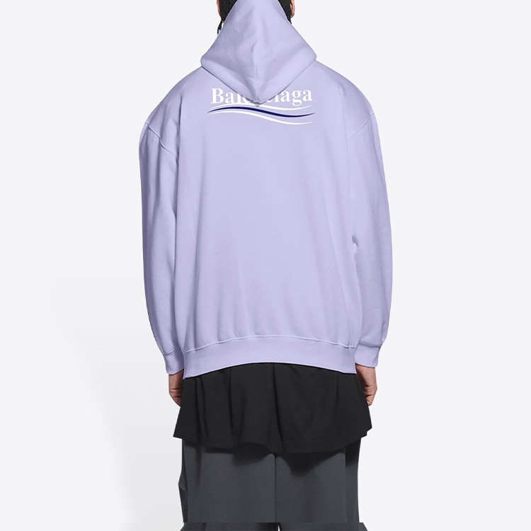 Balenciaga Logo Print Pullover Purple — фото 2