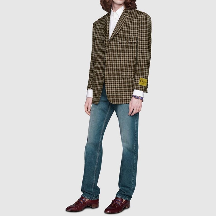 Gucci Tapered Jeans Blue — фото 2