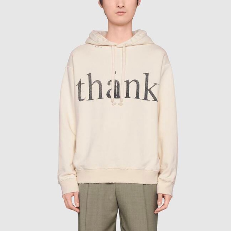 Gucci Printed Hoodie Off-White — фото 5
