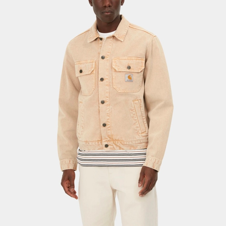 Carhartt WIP SS21 Denim Jacket Khaki — фото 4