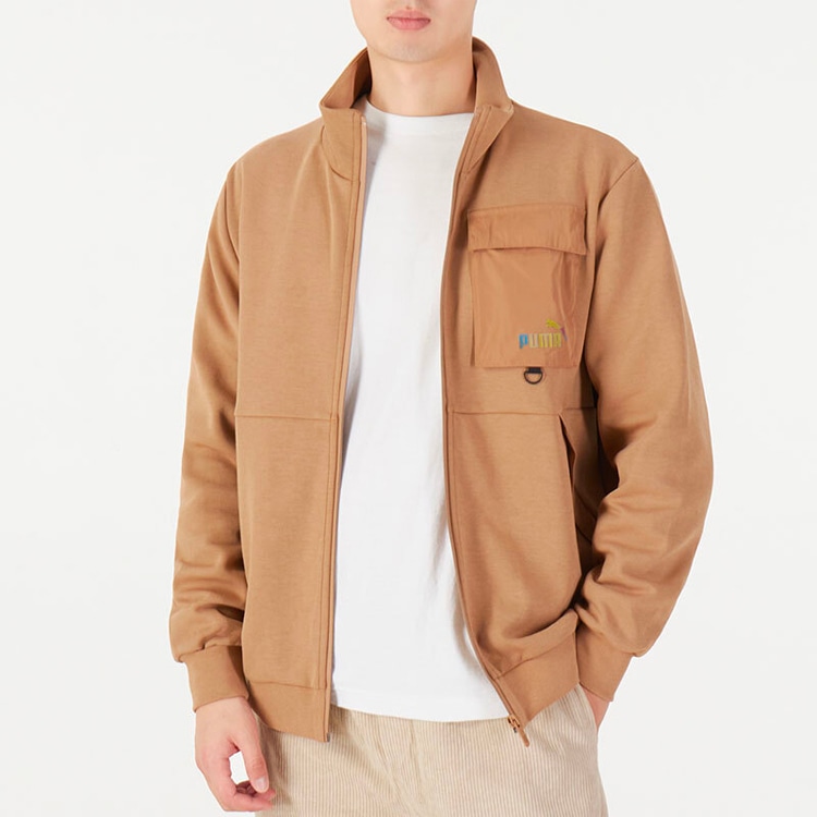 Puma Casual Pattern Loose Jacket Khaki — фото 1