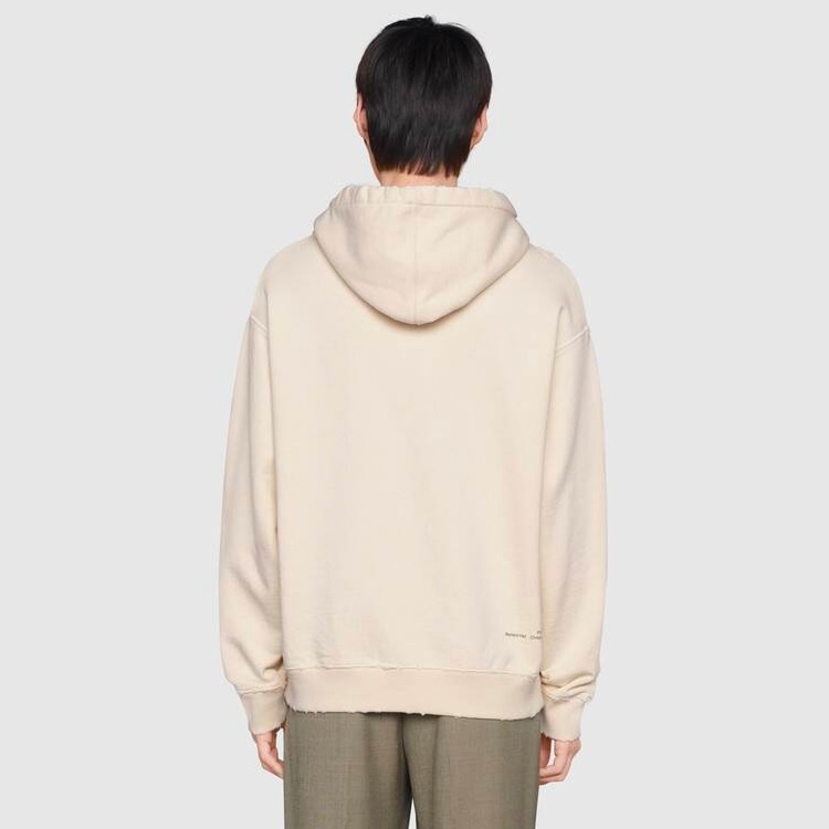 Gucci Printed Hoodie Off-White — фото 2