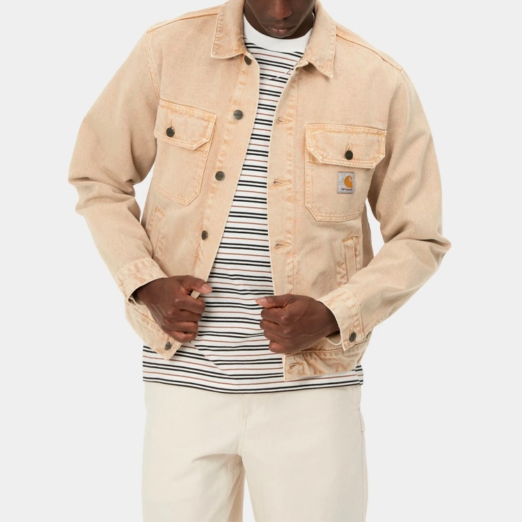 Carhartt WIP SS21 Denim Jacket Khaki — фото 5