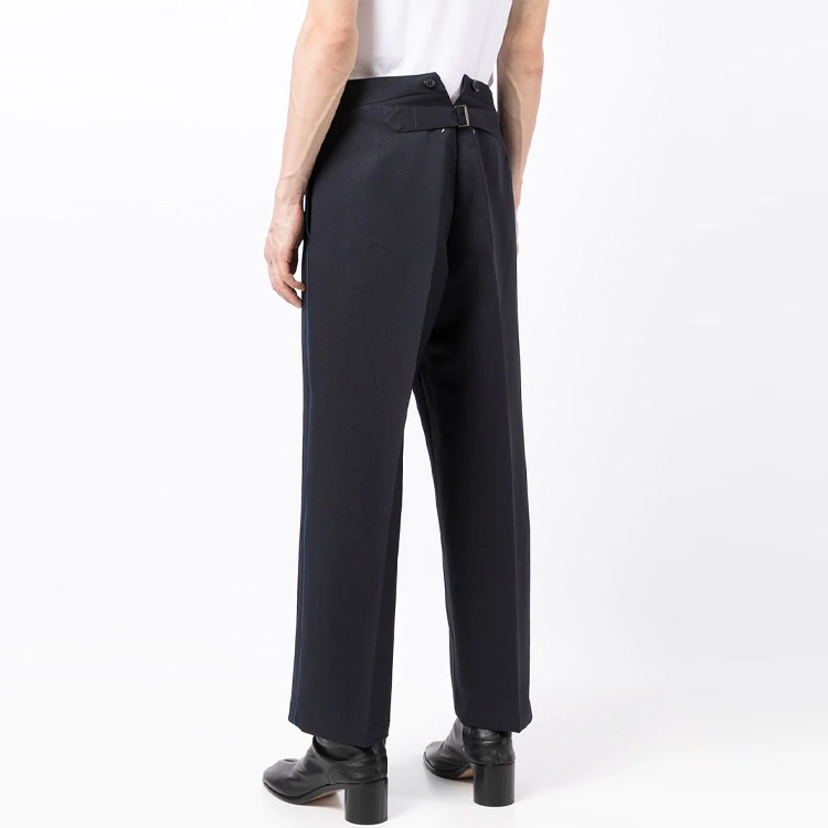Maison Margiela FW21 Logo Casual Pants Black — фото 3