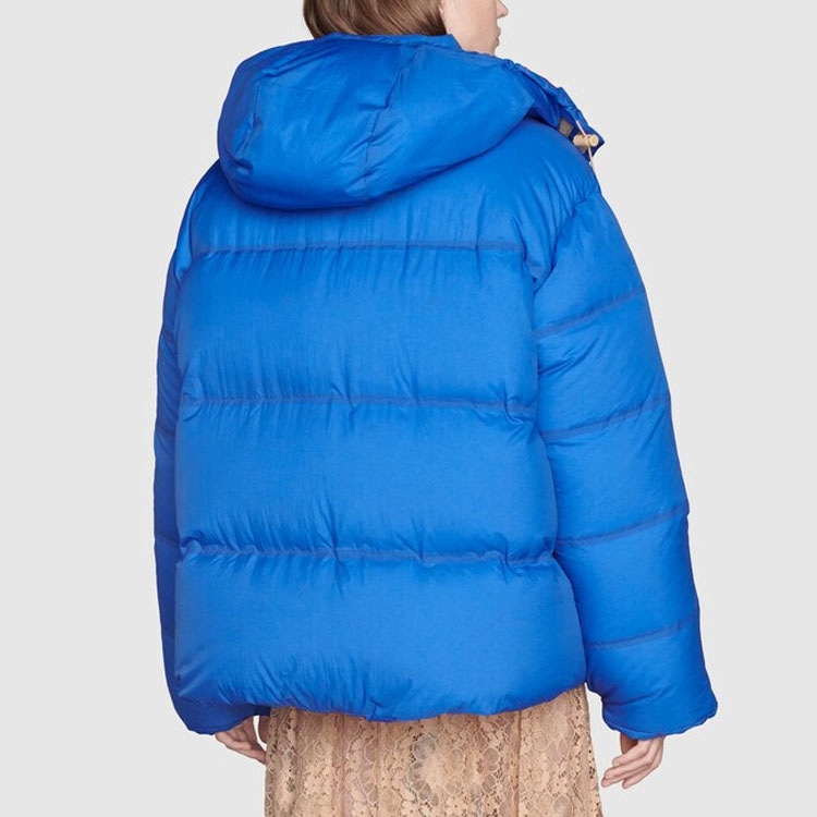 Gucci x The North Face Blue Down Jacket — фото 3