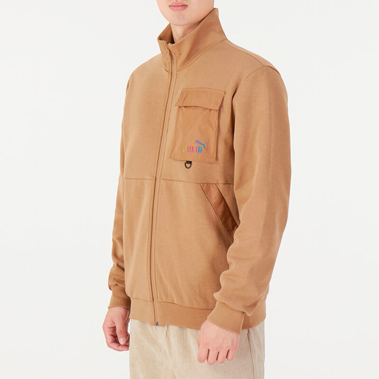 Puma Casual Pattern Loose Jacket Khaki — фото 3