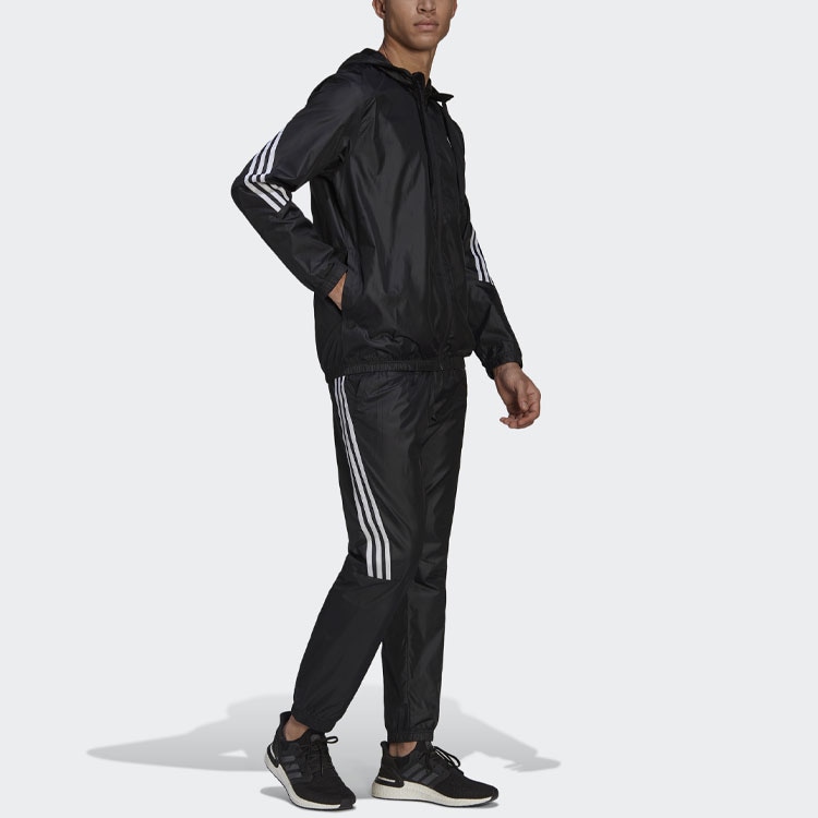 Adidas Mts Wvn Hooded Tracksuit Black — фото 6