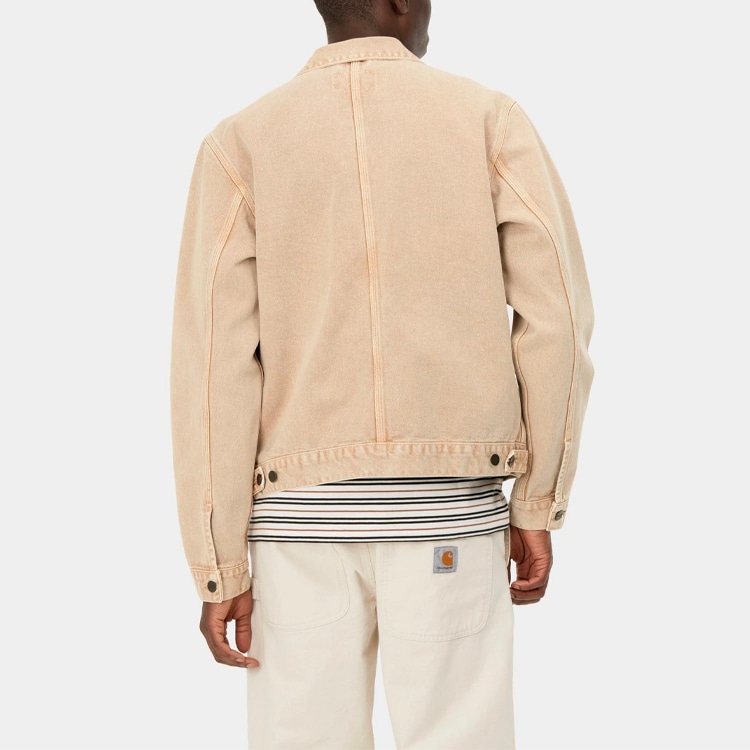 Carhartt WIP SS21 Denim Jacket Khaki — фото 6