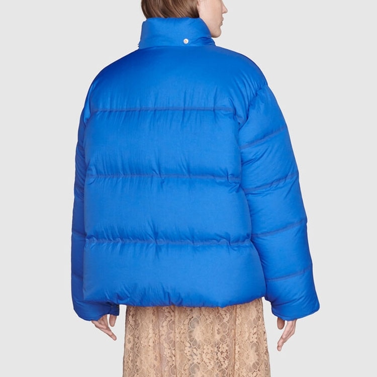 Gucci x The North Face Blue Down Jacket — фото 4