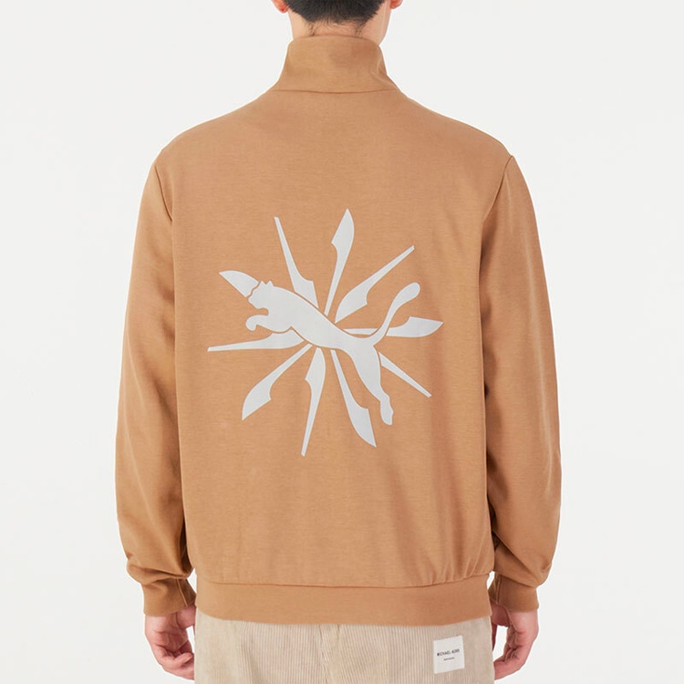Puma Casual Pattern Loose Jacket Khaki — фото 2