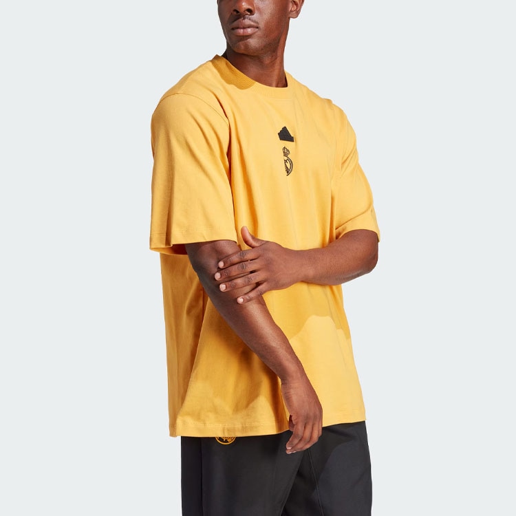 Adidas Real Madrid Lifestyler Tee Yellow — фото 1