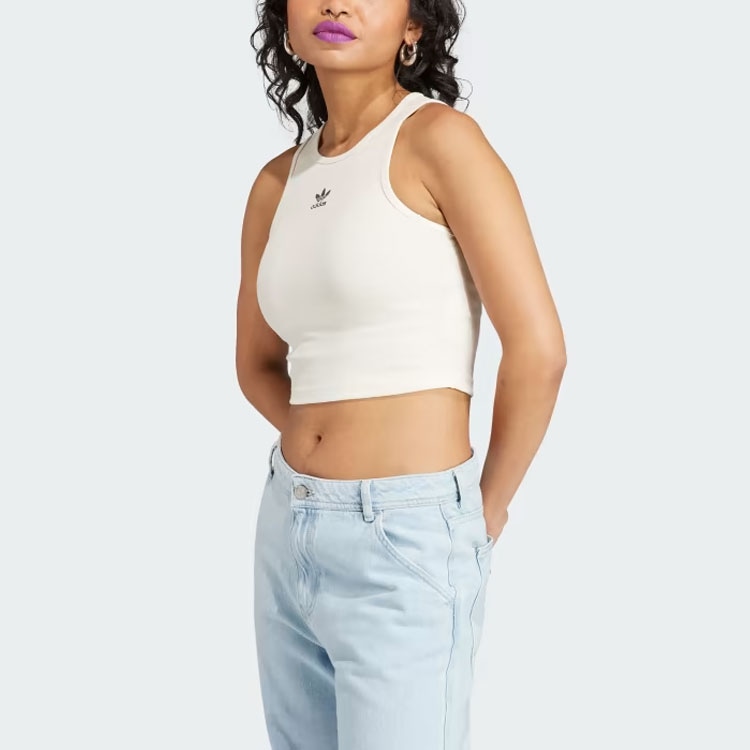 adidas originals Essentials Rib Tank Top Logo — фото 2