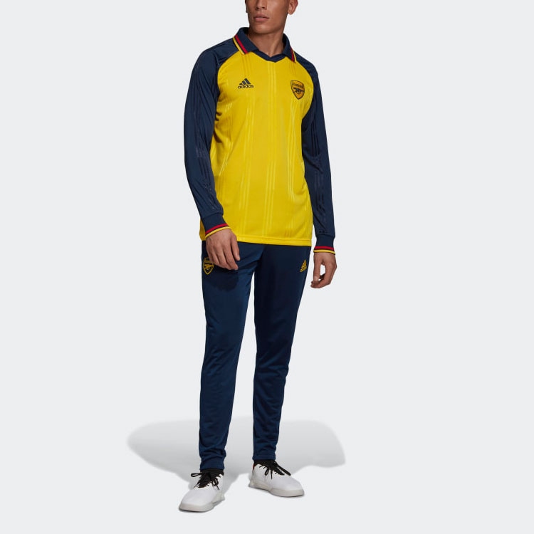 Adidas Arsenal Training Long Sleeve Tee Yellow — фото 3