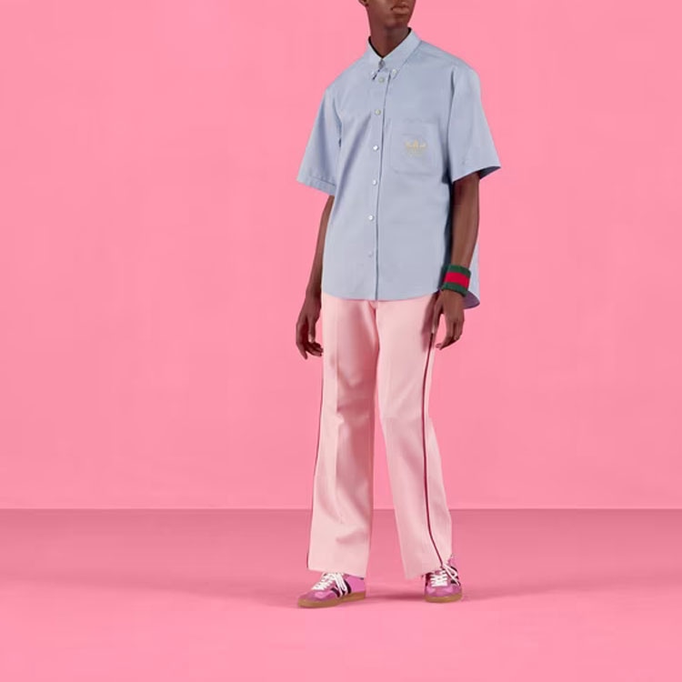 Gucci x Adidas SS22 Light Blue Shirt — фото 2