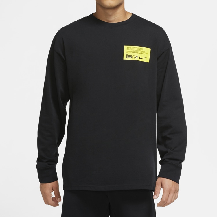 Nike ISPA Long Sleeve Tee Black — фото 4