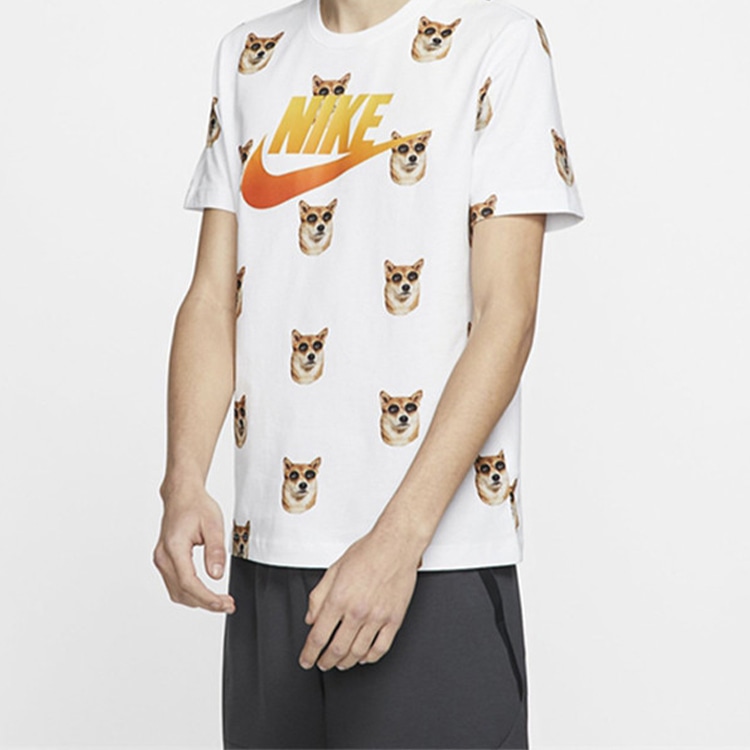 Nike Shiba Inu T-Shirt White — фото 2