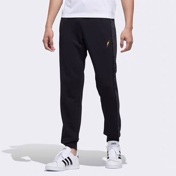 Adidas neo x Pokemon Lightning Embroidered Sweatpants Black — фото 1