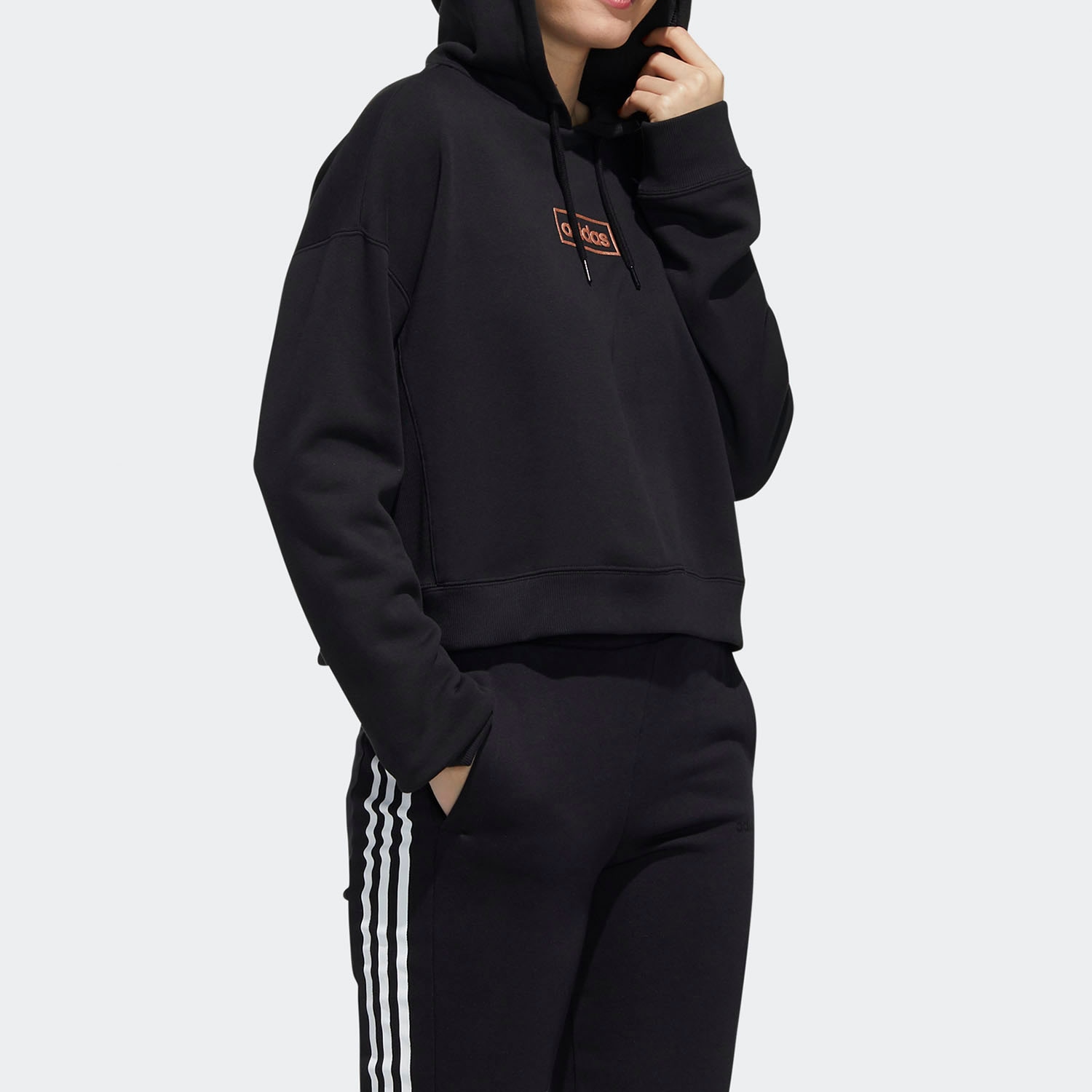 Adidas neo W C+ Fleece Hdy — фото 2