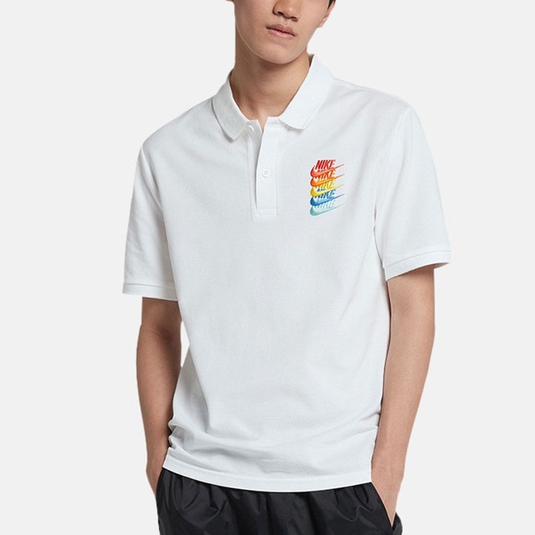 Nike Sportswear Polo White — фото 4