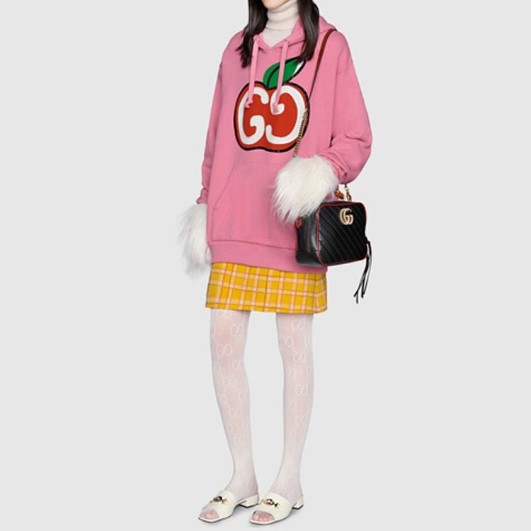 Gucci Floral Hoodie Pink — фото 4