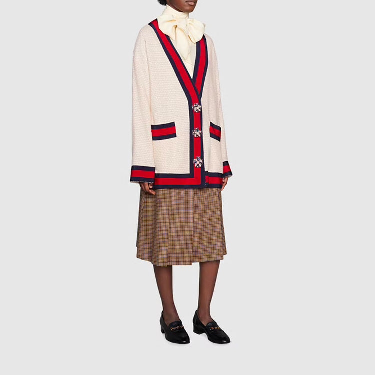 Gucci Tweed Jacket White — фото 3