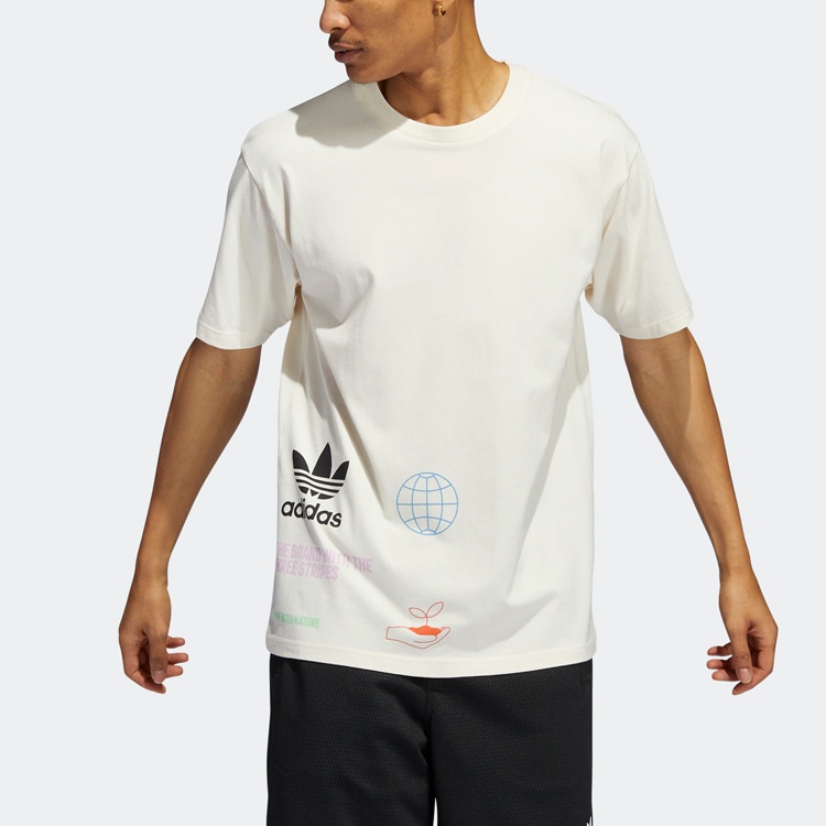 Adidas Originals Logo T-Shirt White — фото 2