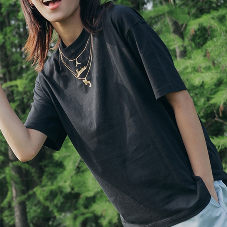 Jordan SS22 Necklace Detail Tee Black — фото 2
