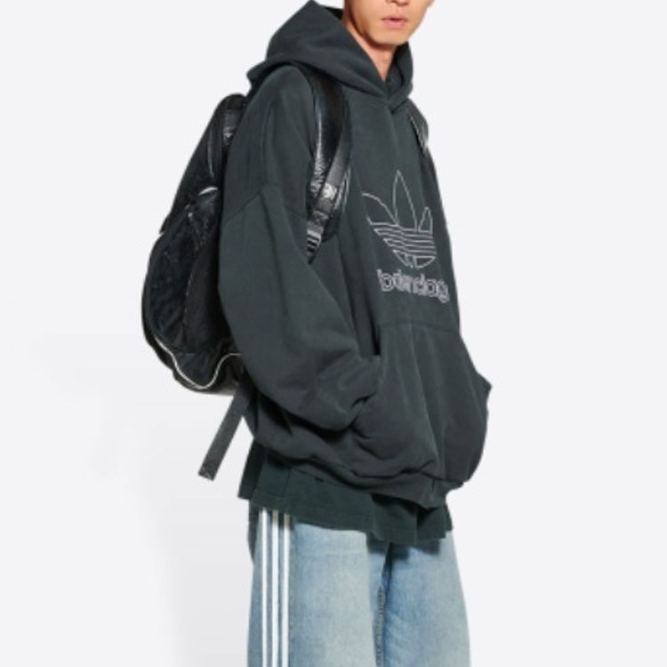 Balenciaga x adidas Logo Hoodie — фото 2