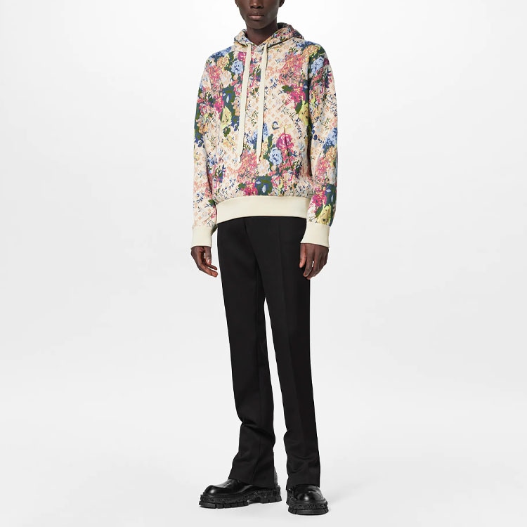 Louis Vuitton FW22 Jacquard Hoodie Pink — фото 1