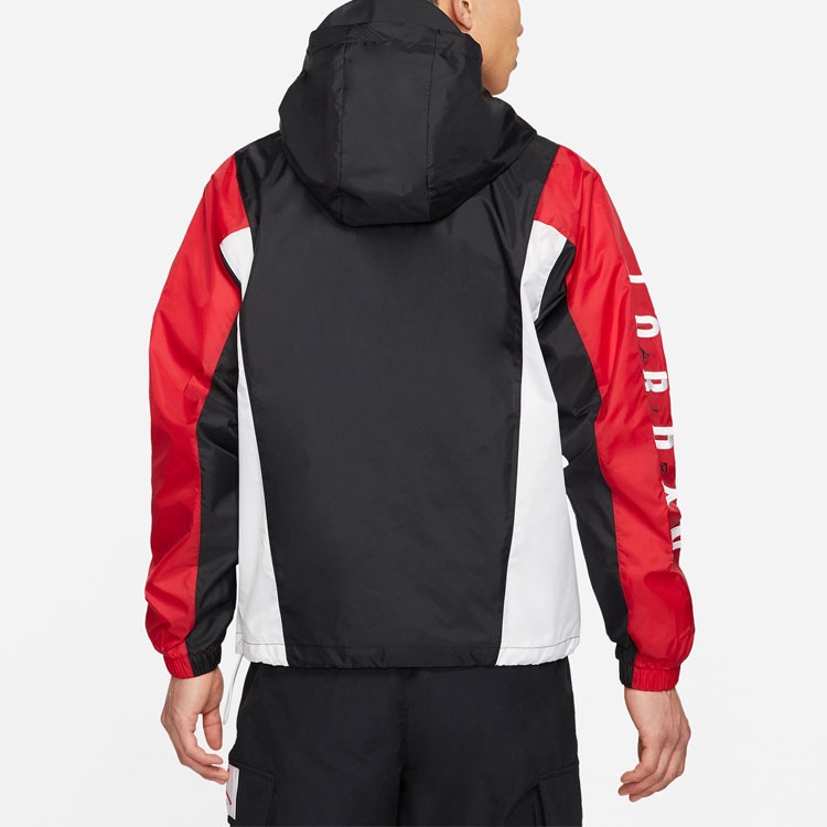 Jordan Logo Windbreaker Jacket Black — фото 3