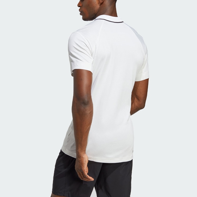 Adidas Tennis Freelift Polo Shirt White — фото 2