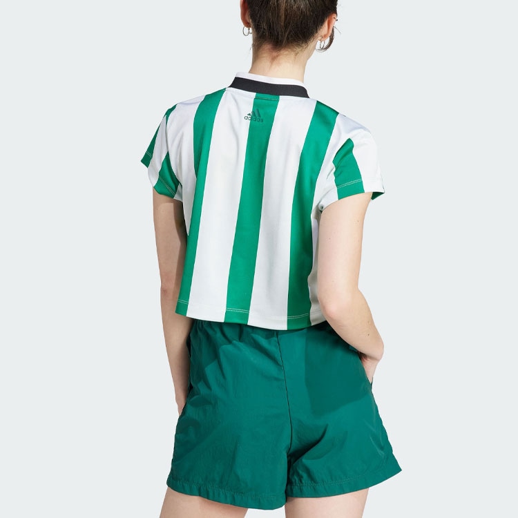 Adidas Tiro Colorblock Crop Tee LogoT — фото 2