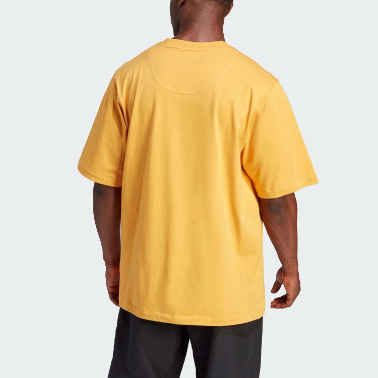 Adidas Real Madrid Lifestyler Tee Yellow — фото 2