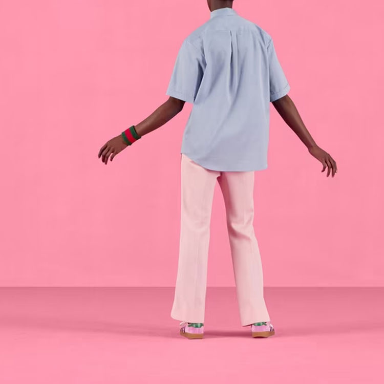 Gucci x Adidas SS22 Light Blue Shirt — фото 5