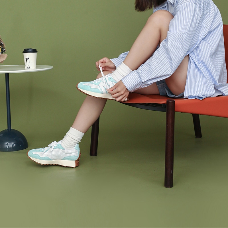 New Balance 327 Light Mint — фото 6