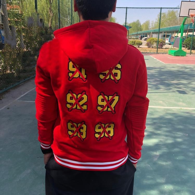 Jordan Logo Hoodie Red — фото 2