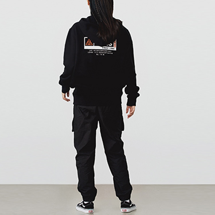 Vans Logo Hoodie Black — фото 3