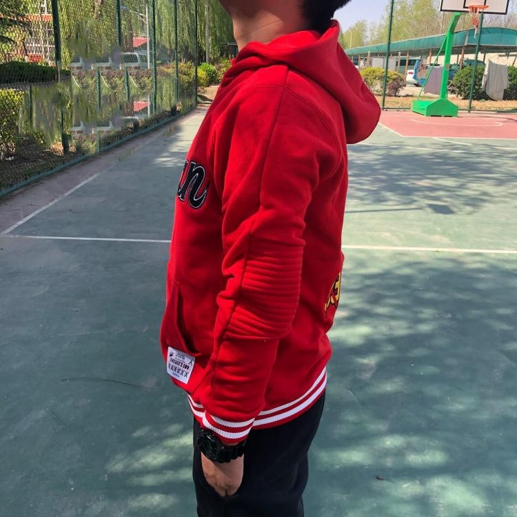 Jordan Logo Hoodie Red — фото 3