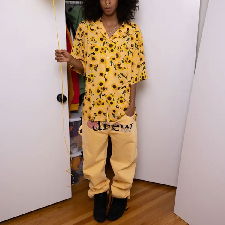 Drew House logo SS21 Rayon Camp — фото 3