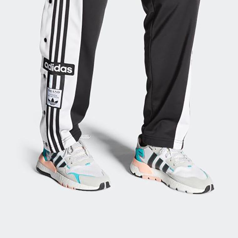 adidas originals adidas Nite Jogger White Blue — фото 6