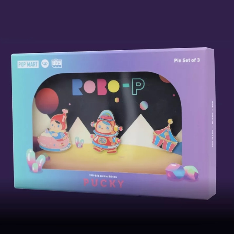 Pop Mart PUCKY BTS Badge — фото 1