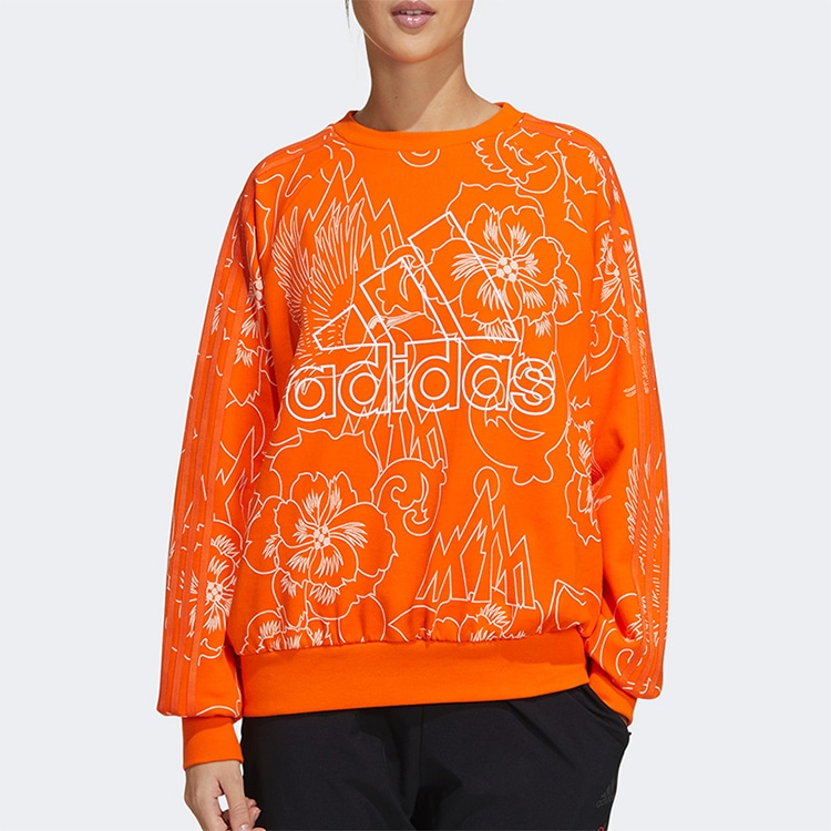 Adidas Aop Sweat Orange — фото 1