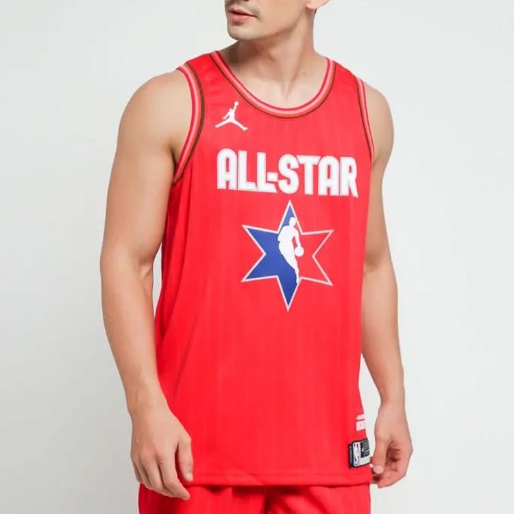 Jordan LeBron James 23 Jersey Red — фото 4