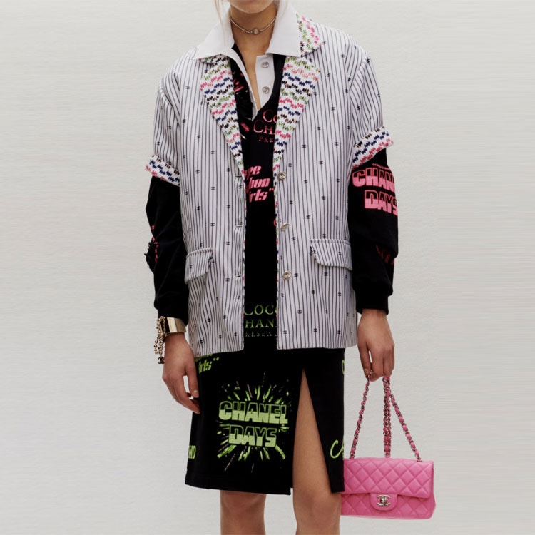 Chanel SS21 Logo Print Jacket — фото 1
