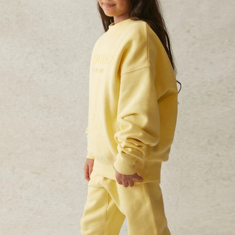 Fear Of God Essentials Kids Crewneck Yellow — фото 4