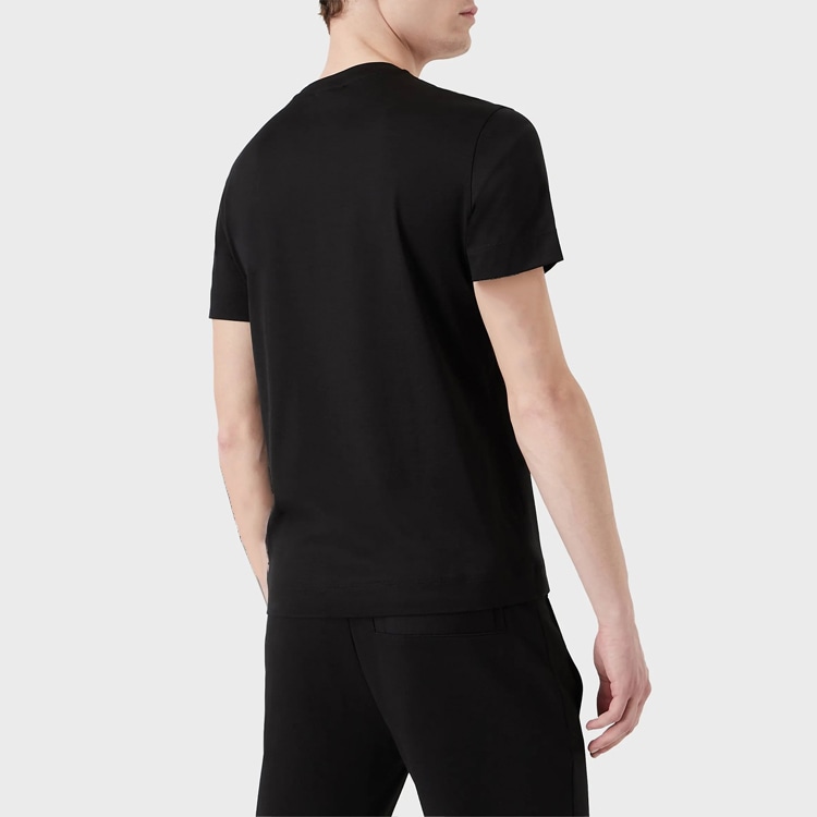 Emporio Armani SS22 Smiley T-Shirt Black — фото 3
