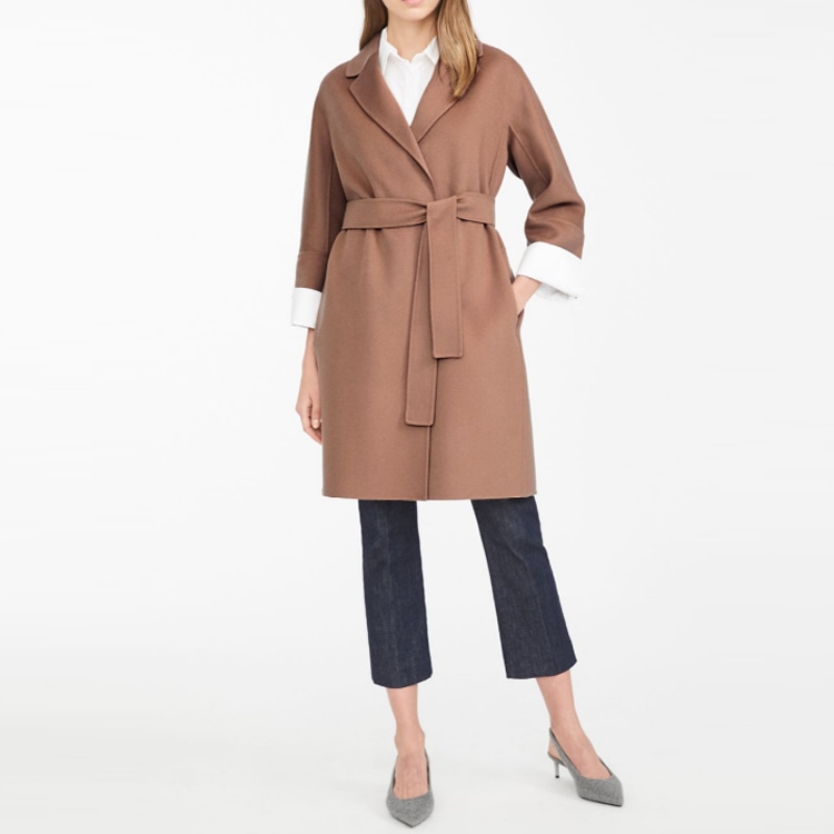 ’S MAX MARA 'S MAX MARA Arona Brown Coat — фото 1