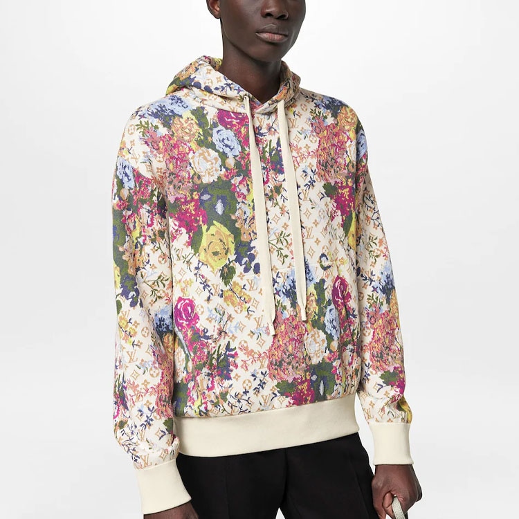 Louis Vuitton FW22 Jacquard Hoodie Pink — фото 2